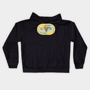 1st Special Forces Oval w Basic Wings Kids Hoodie